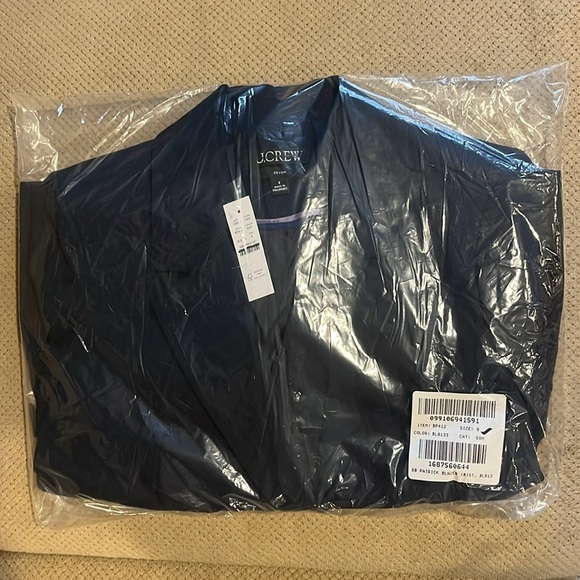 J. Crew Devon blazer in bi-stretch cotton blend BP412 Navy Blue 8 jacket - Picture 4 of 5